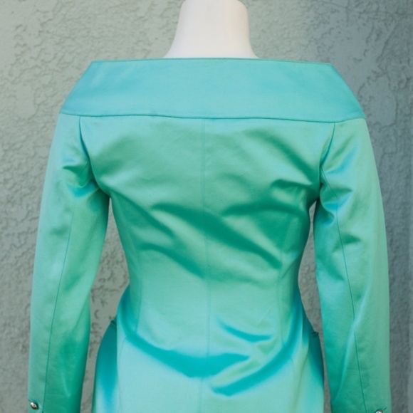 Light turquoise | Mint vintage Calude Montana Jacket - Picture 6 of 8